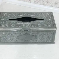 جای دستمال کاغذی پیوتر اصل ، قدیمی،سنگین و وزین