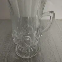 استکان کریستال .بشقاب چینی نو