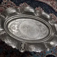 دیس نقره ۲۰۰ساله|کلکسیون اشیاء عتیقه|تهران, جوادیه|دیوار