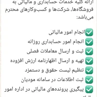 پذیرفتن کارهای حسابداری روزانه و مالیاتی