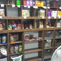 قفسه جای حبوبات وادویه جات|کتابخانه، شلف، قفسه‌های دیواری|کرج, کارخانه قند|دیوار