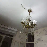 دوتا لوستر برنج قدیم|لوستر و چراغ آویز|بهارستان, |دیوار