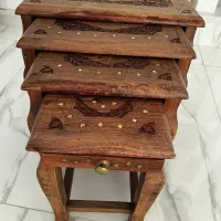 میز جلو مبلی هندی برنز کوب