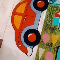 فرش کودکانه مدل جاده|فرش|چهاردانگه (تهران), |دیوار