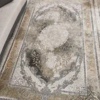 قالی فرش ۱۲۰۰شانه برجسته سایه روشن آکرولیک به شرط