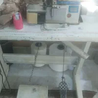 دوعدد چرخ صنعتی و یک عددسردوز سه نخ پروانه|چرخ خیاطی و ریسندگی|اسفراین, |دیوار