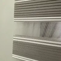 پرده زبرا نقره ای رنگ