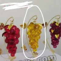 دکوری انگور برنجی