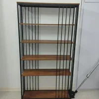 کتابخانه قفسه نو|کتابخانه، شلف، قفسههای دیواری|شاهینشهر, شهرک هشت بهشت|دیوار