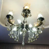 لوستر 6شعله و 12 روشنایی