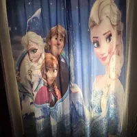 پرده اتاق السا و آنا