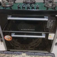 اجاق گاز طرح فر صفحه شیشه