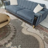 مبل ۸ نفره با پارچه نانو|مبلمان خانگی و میز عسلی|اقبالیه, |دیوار