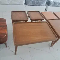 میز عسلی رنگی