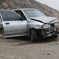 پراید مدل 86 تصادفی