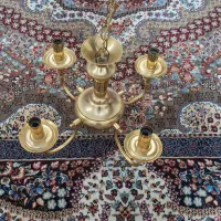 یک عدد لوستر طلایی چهار شاخه