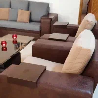 مبلمان راحتی چرم|مبلمان خانگی و میز عسلی|اصفهان, فرح آباد|دیوار