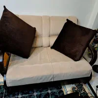 مبلمان دسته چوبی