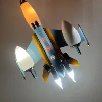 لوستر فلزی اتاق کودک|لوستر و چراغ آویز|تبریز, |دیوار