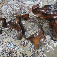 مجسمه فیل 3 عددی|مجسمه، تندیس، ماکت|محمدیه-قزوین, |دیوار