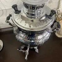 سماور به همراه ست قوری و سینی و کاسه و پارچ|سماور، چایساز، قهوهساز|ری, امین آباد|دیوار