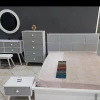 سرویس خواب/ سفید طوسی/فایل ۵کشو