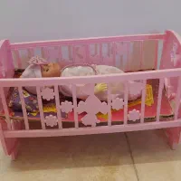 تخت خواب عروسک|اسباب‌بازی بچه|قائم‌شهر, |دیوار