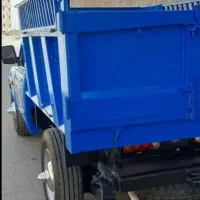 راننده نیسان کمپرسی برا مصالح ساختمانی