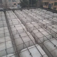 اجرای سقف وافل یک طرفه ودوطرفه