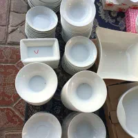 بشقاب وکاسه تک نفره چینی دونه ایی 45|ظروف سرو و پذیرایی|بندر ماهشهر, |دیوار