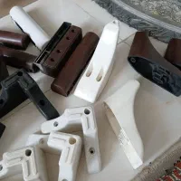 پنجاه عدد پایه مبلی طرح چوب پلاستیک فشرده مقاوم