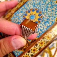 انگشتر نقره عقیق شرف شمس|جواهرات|نظرآباد, شهرک فرهنگیان|دیوار