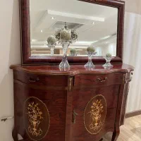 کنسول و‌ بوفه چوبی معرق