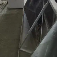 هود صنعتی استیل طول دومتر عرض یک متر|کافی‌شاپ و رستوران|بومهن, |دیوار