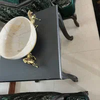 مبلمان ۸نفره تا با میز جلو مبلی ودوتا عسلی|مبلمان خانگی و میز عسلی|اصفهان, باغ زیار|دیوار