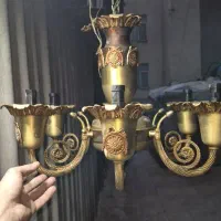 لوستر برنجی سلطنتی|لوستر و چراغ آویز|تهران, افسریه شمالی|دیوار