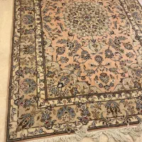 یک‌ فرش تک دستباف نو اردکان شش متری گل ابریشم