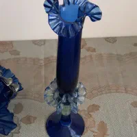 ظرف پذیرایی و جفت شمعدان قدیمی|صنایع دستی و سایر لوازم تزئینی|تهران, تهرانسر شمالی|دیوار