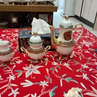 سه تیکه چای خوری ، شیر ، قهوه خوری فنجان ، نعلبکی