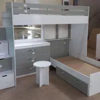 تخت دوطبقه جوان (کد ۲۰۵۰)|تخت و سرویس خواب|رشت, پیرکلاچای|دیوار