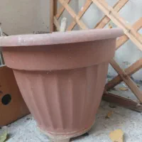 گلدان سفالی و پلاستیکی و سرامیکی تعداد زیاد