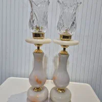 انواع کنار سالنی، آباژور رومیزی ، لاله و شمعدان،|چراغ خواب و آباژور|ملایر, |دیوار