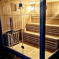 سونا خشک ده نفره جهت باشگاه و ویلا جکوزی کابین دوش
