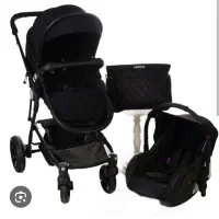 کالسکه و کریر و تاب و صندلی غذا و کالسکه دو قلو