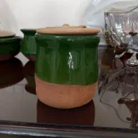 ظروف سفالی لعابی