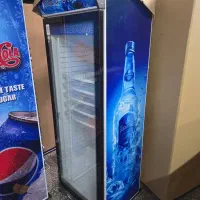 یخچال تک درب ویترینی نوشابه عرض ۷۰اک اک