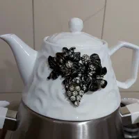 کتری قوری استیل کف چدنی، سبزی خوردکن ،سرخ کن