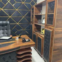 ست کامل میز صندلی عسلی کتابخانه اداری