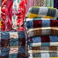 پتو مخملی دو نفره گرم و نرم و نامبروان نگارین|رختخواب، بالش، پتو|مشهد, امیر|دیوار