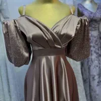 لباس مجلسی ساتن سایز ۳۸